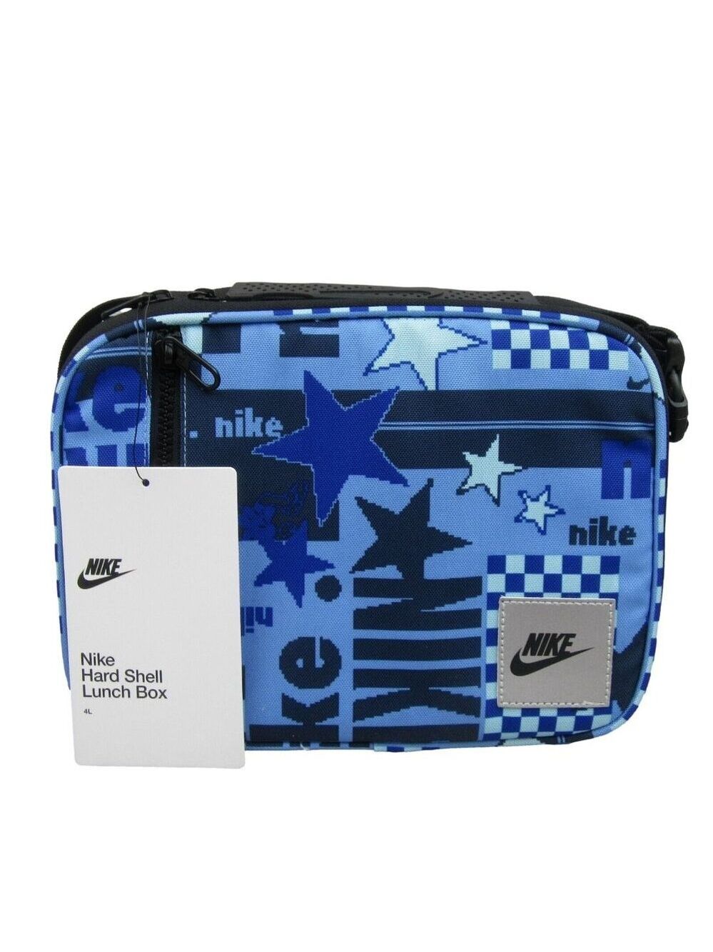 Nike Hard Liner Lunch School Lunch Box Bag (4L) Blue Multi NEW
